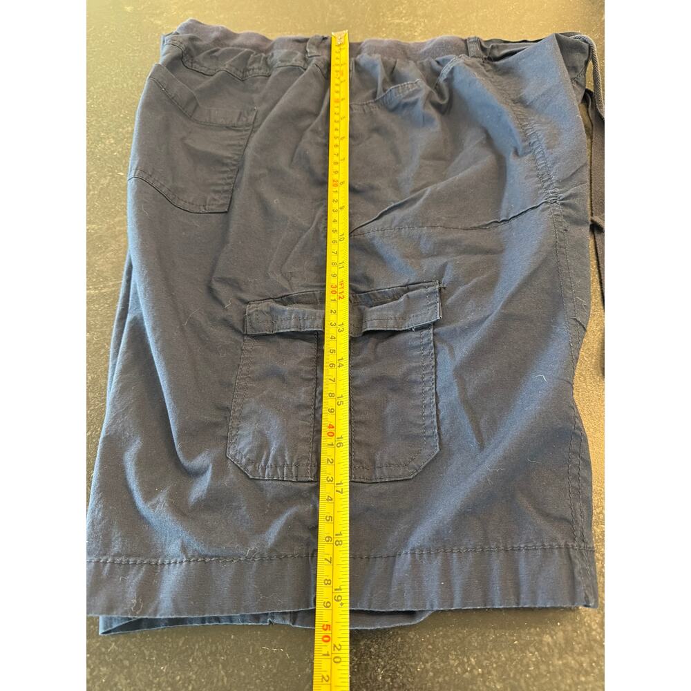 Cato Navy blue twill cargo bermuda length shorts LG - Picture 8 of 8